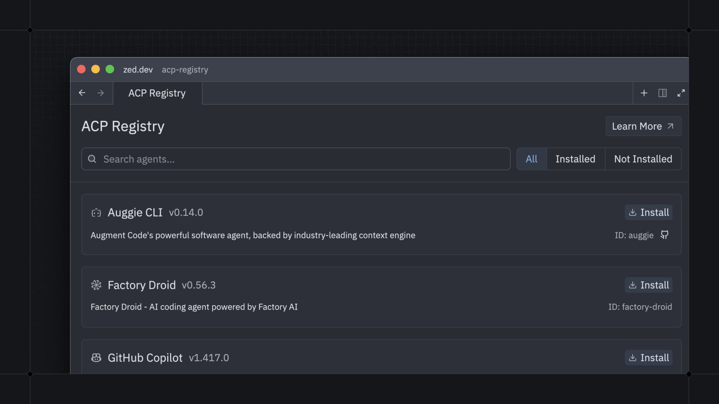 The ACP Registry is Live