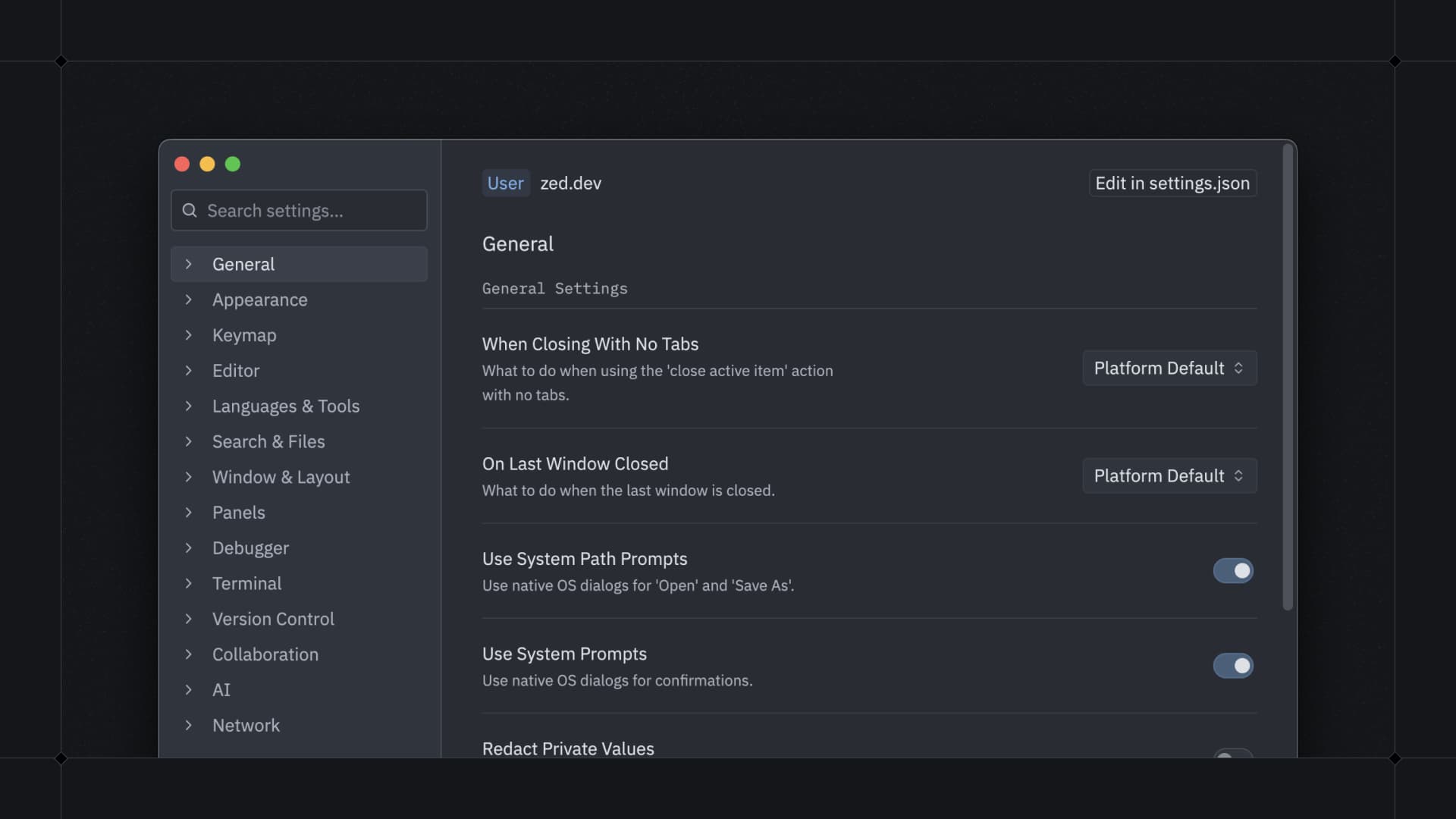 How We Rebuilt Settings in Zed
