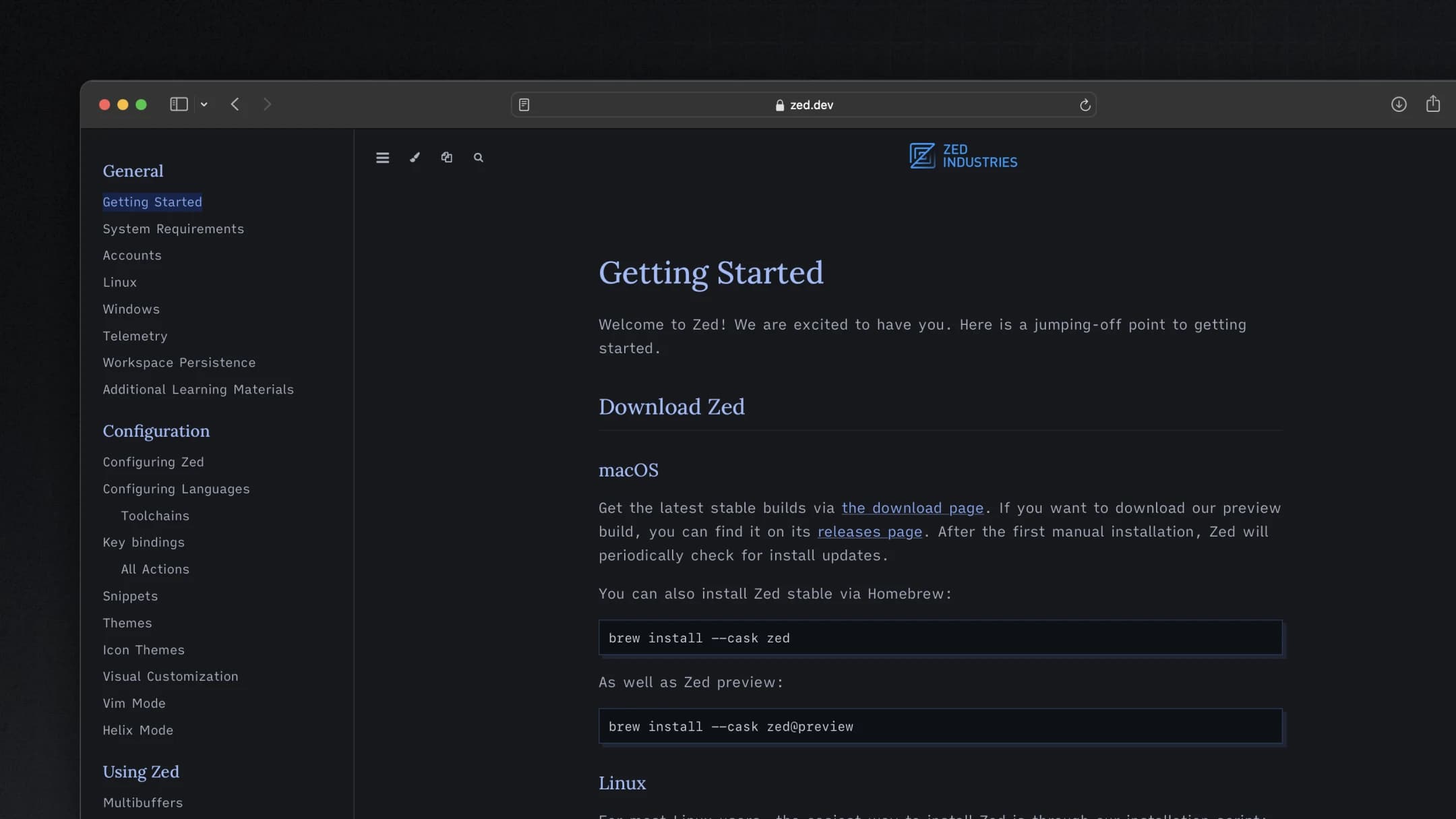 Explore our Documentation