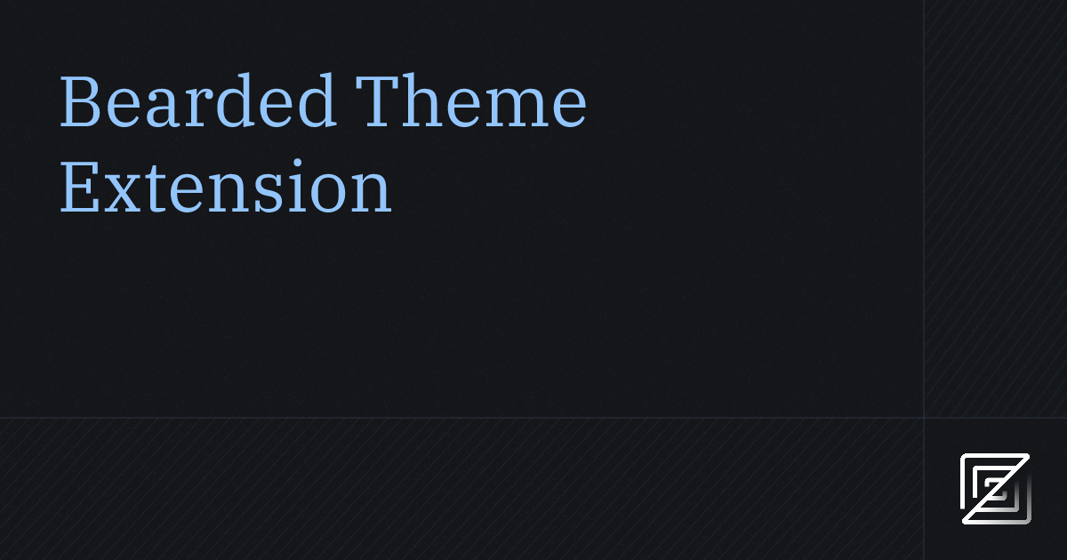 Bearded Theme — Zed Extension