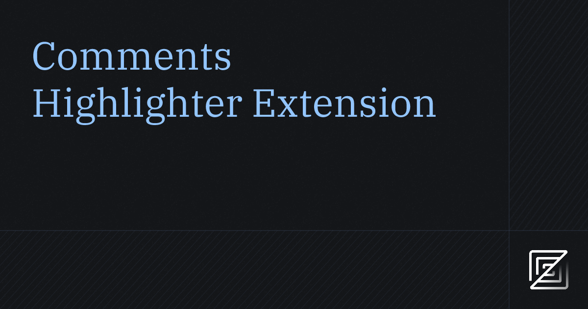 Comments Highlighter — Zed Extension