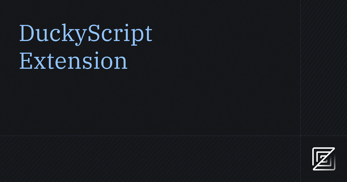 DuckyScript — Zed Extension