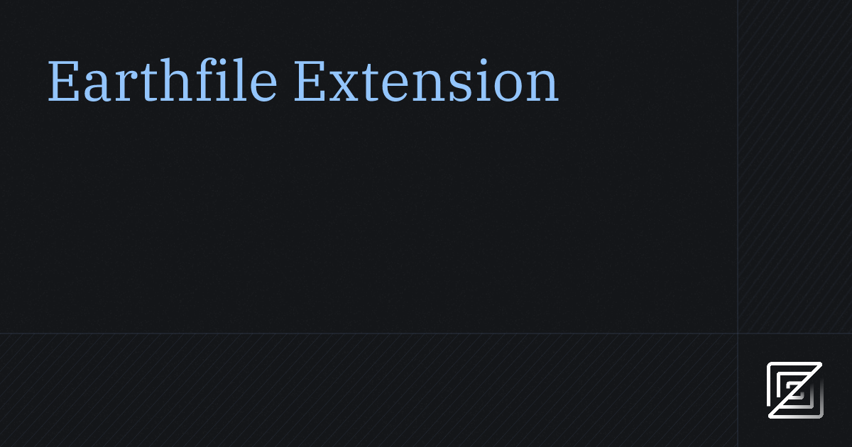 Earthfile — Zed Extension