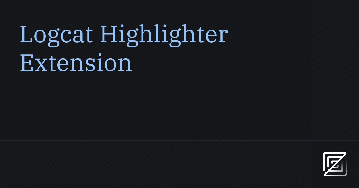 Logcat Highlighter — Zed Extension