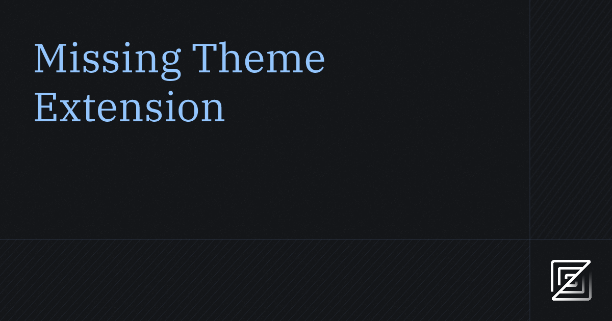 Missing Theme — Zed Extension