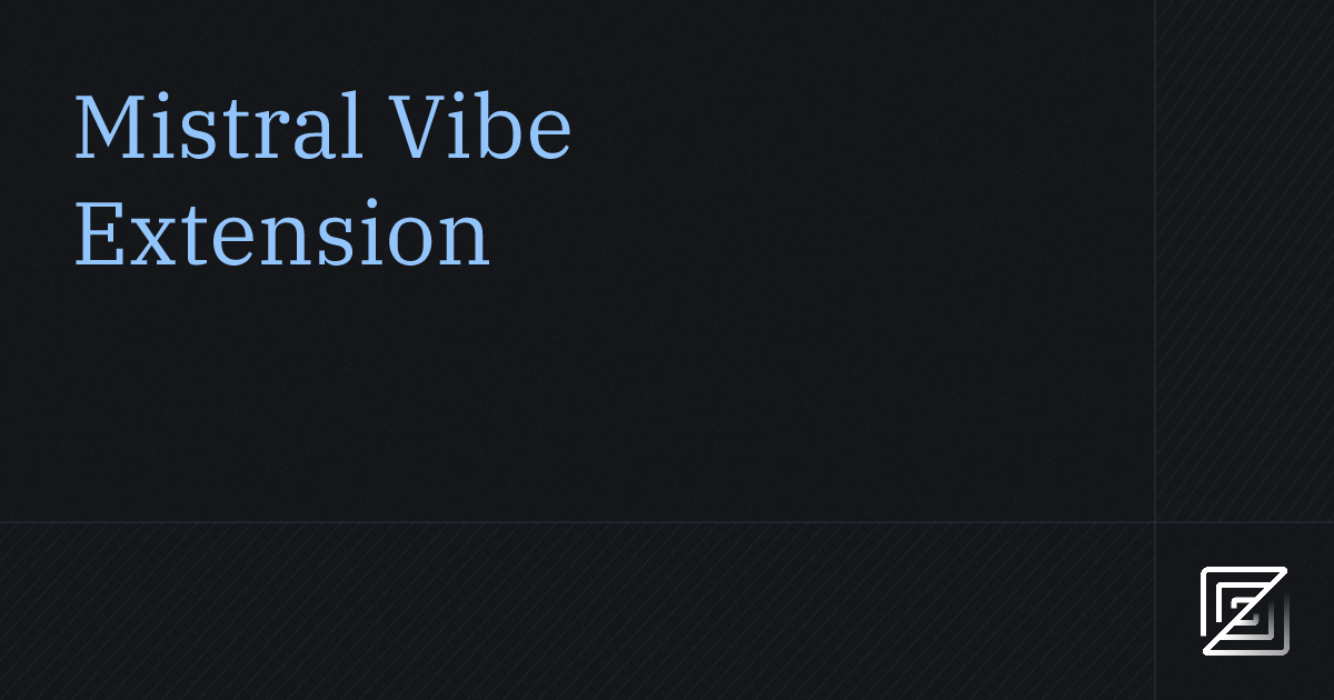Mistral Vibe — Zed Extension