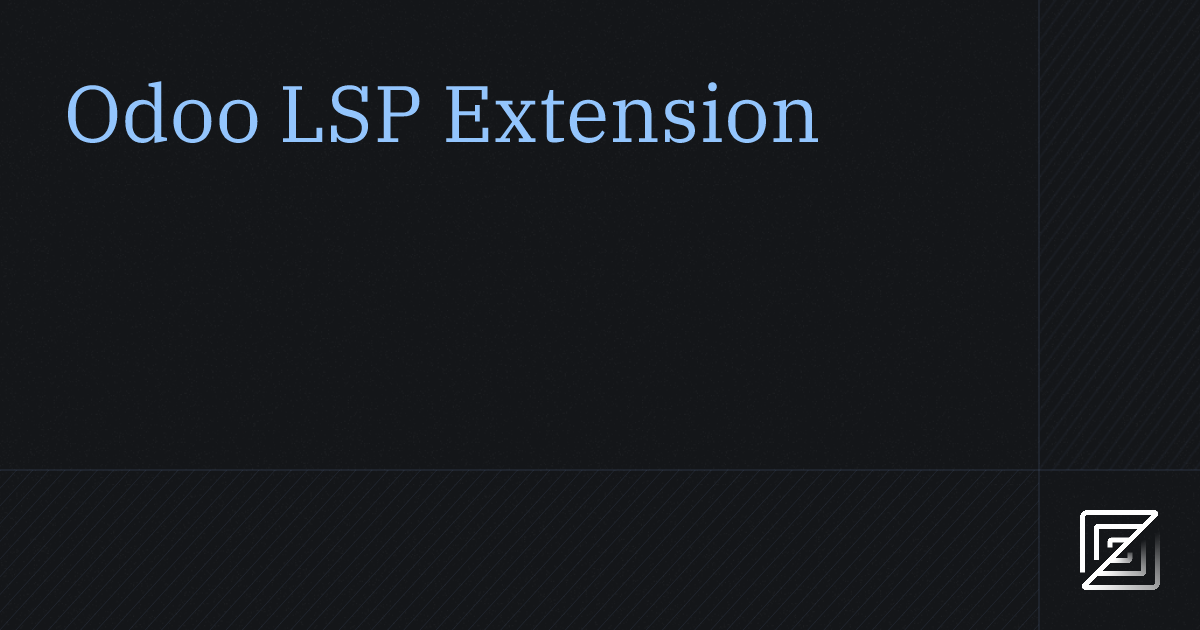 Odoo LSP — Zed Extension