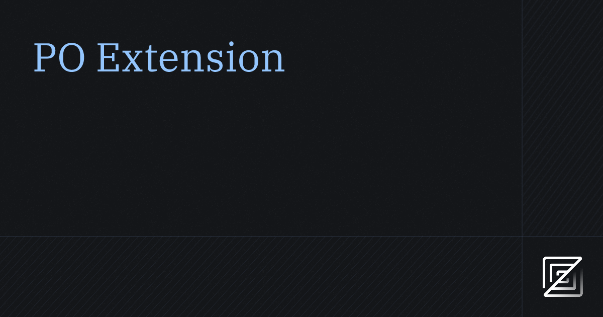 PO — Zed Extension