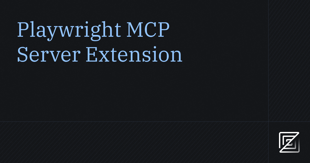 Playwright MCP Server — Zed Extension