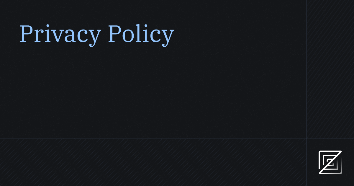 Privacy Policy - Zed — Your last next editor