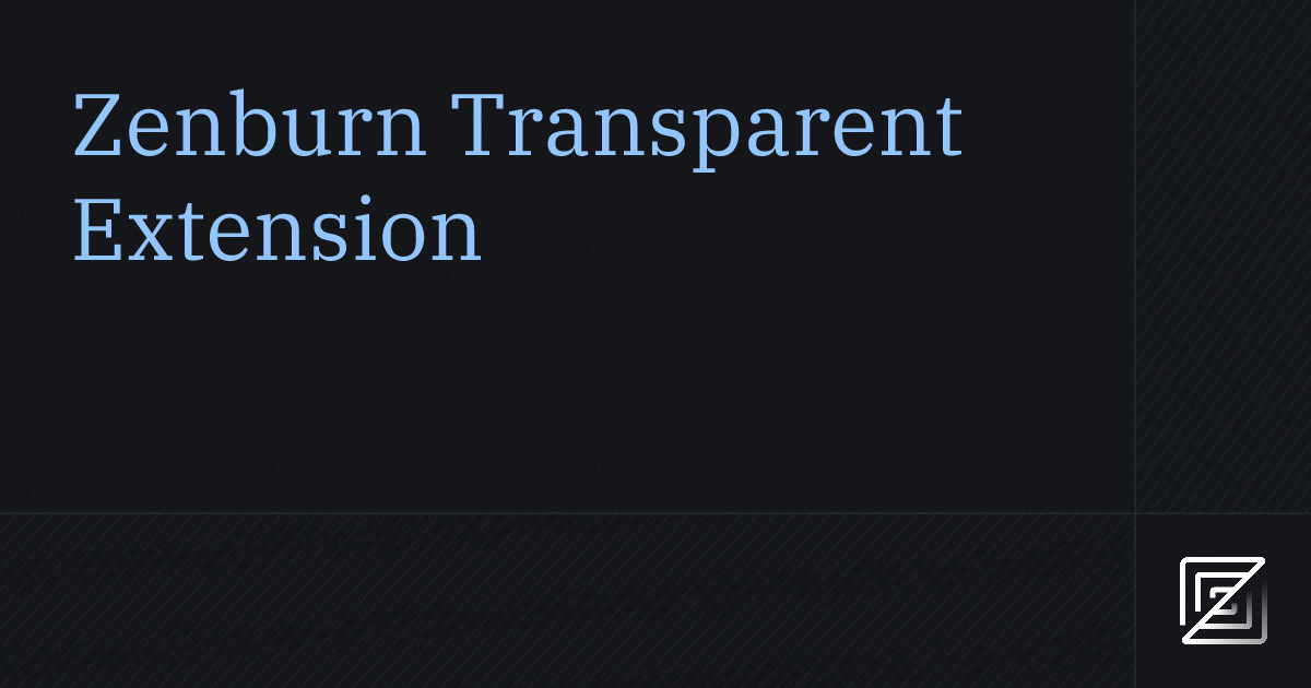 Zenburn Transparent — Zed Extension