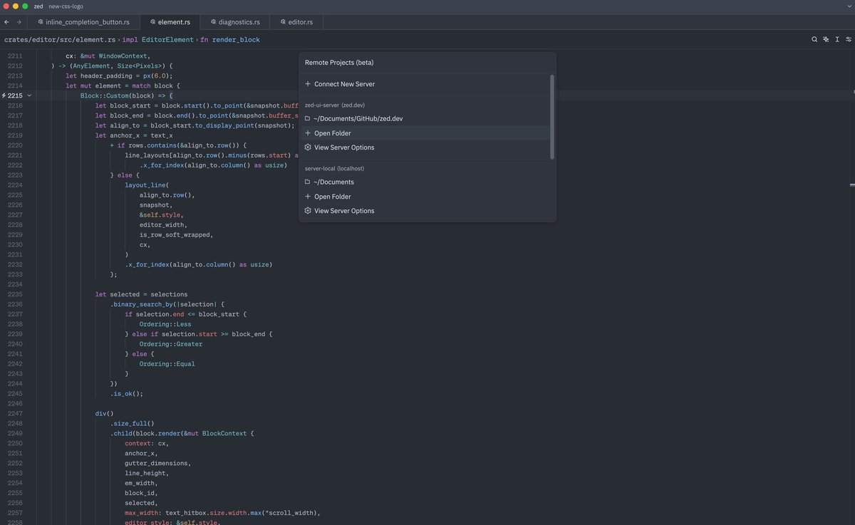 Remote Development Feature