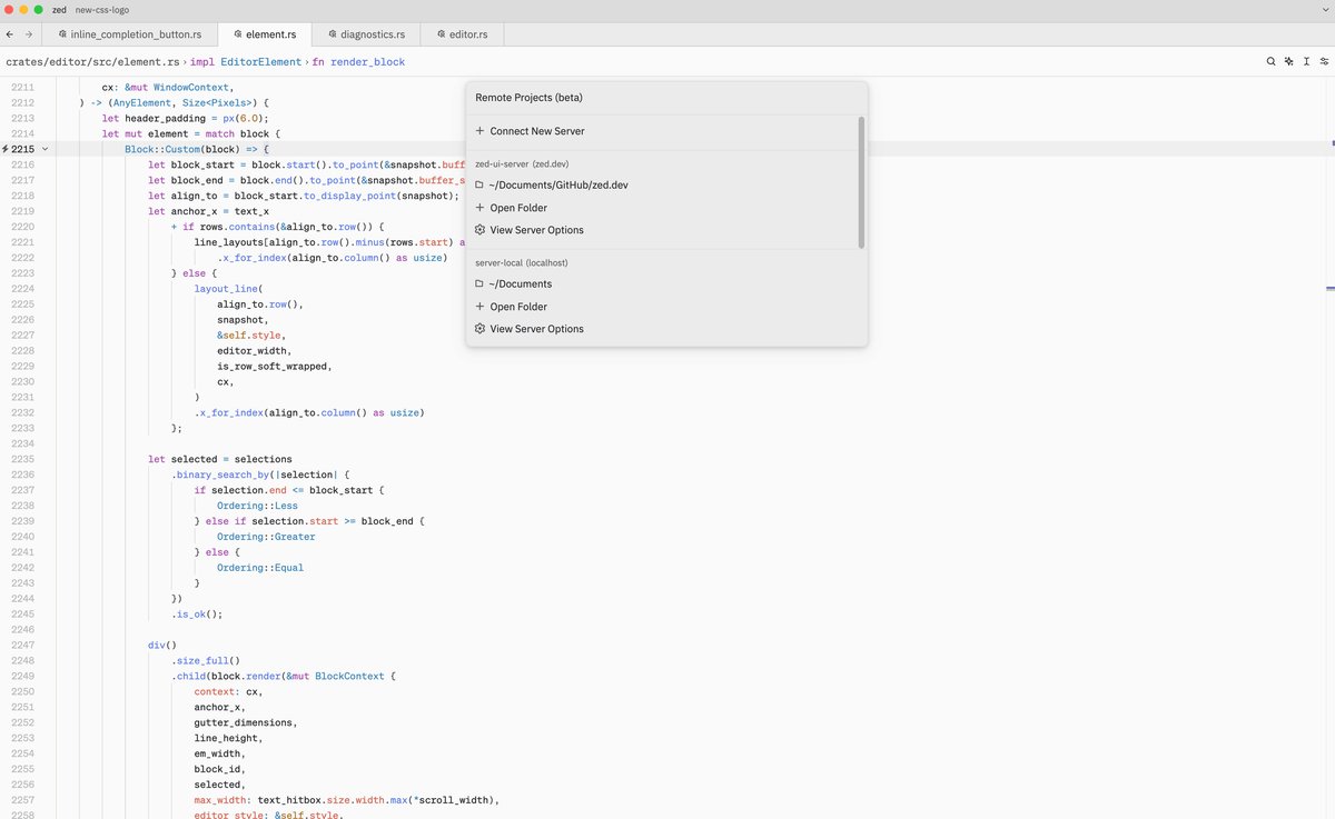 Remote Development Feature