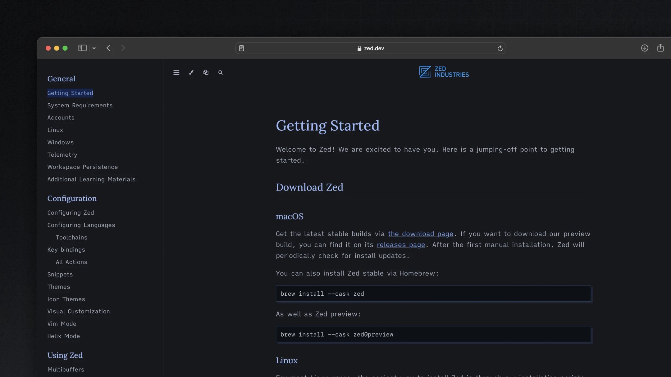 Explore our Documentation