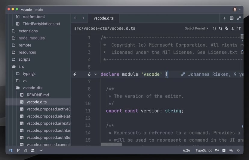The UI for Zed, the text editor