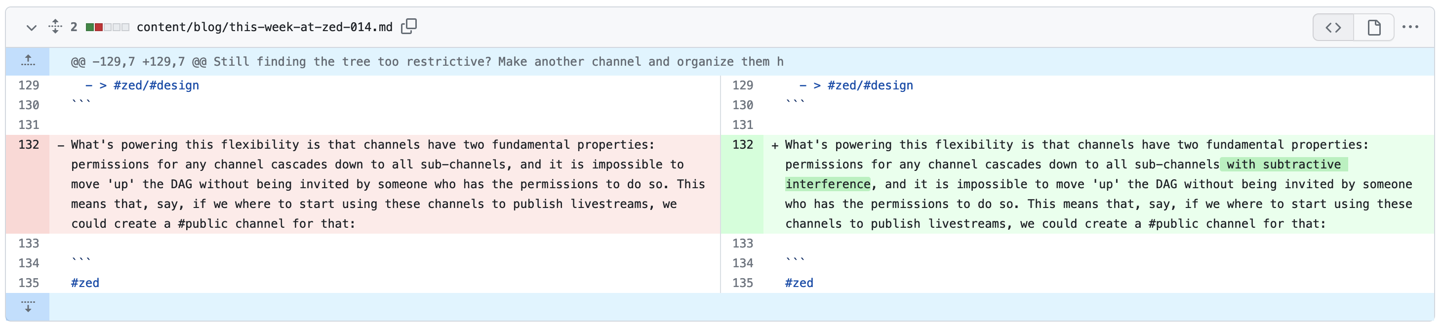 An image of a GitHub commit diff, showing the addition